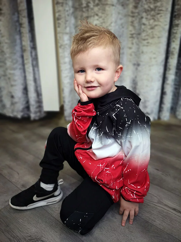 Red sales toddler tracksuit